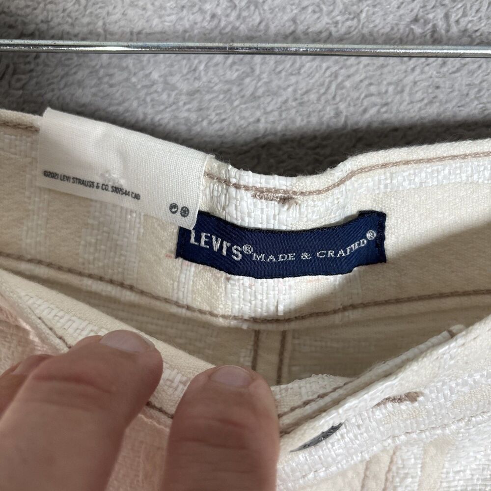 NWT Levi’s Made & Crafted Jeans Women’s Size 29x27 The Column Taper Summer Plaid - Picture 11 of 16